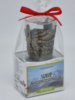 Краснополянский чай "Высокогорный" 40гр Архыз с сувениром стопка