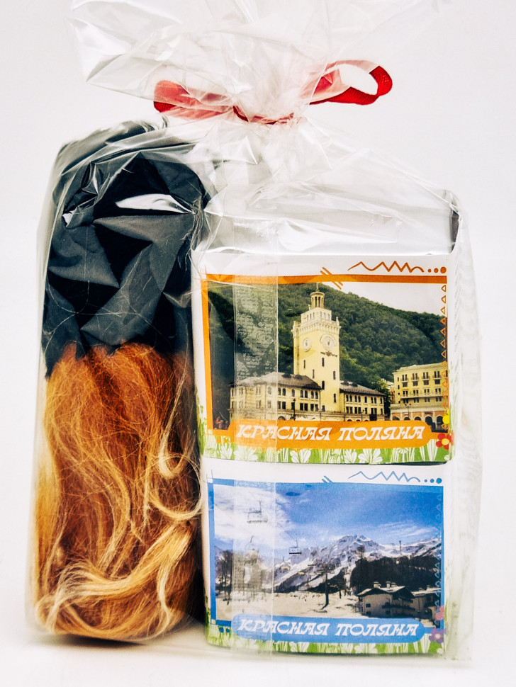 Набор с Аксакалом Краснополянский чай "для сауны и бани" 40гр и "Перевальный" 40гр Красная поляна