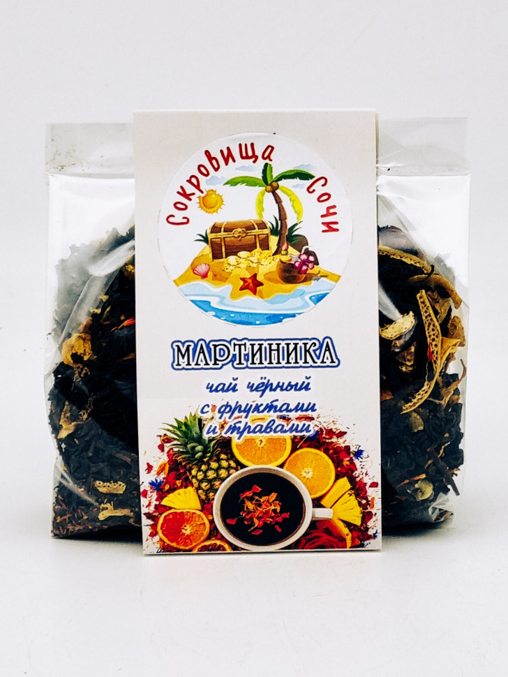 Чай черный с добавками "Мартиника" 100гр