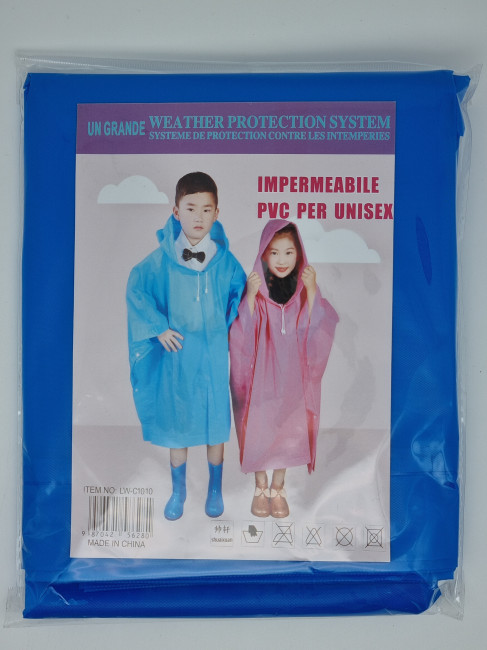 Дождевик-пончо детский Дождевик-пончо детский