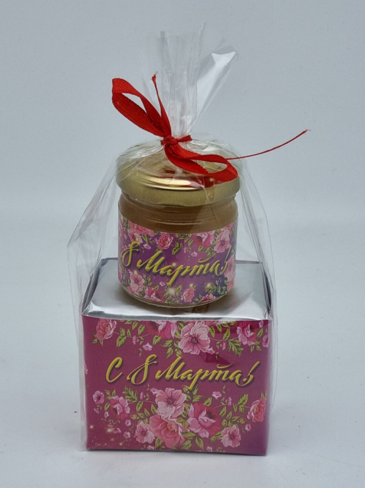 Чай черный высший сорт 35гр +мед 50гр с 8 марта