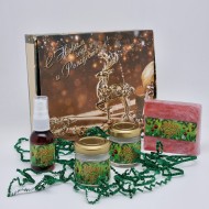 Набор 494 косметика для нежного ухода лаванда с новым годом Набор 494 косметика для нежного ухода лаванда с новым годом