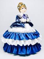 Грелка на чайник или самовар "Кукла Ксения" диаметр 60см