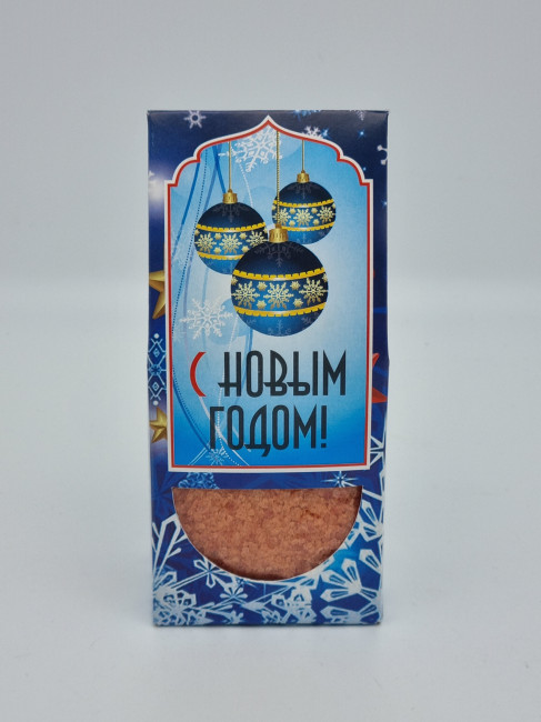 Соль для ванн "Роза" с новым годом 250гр