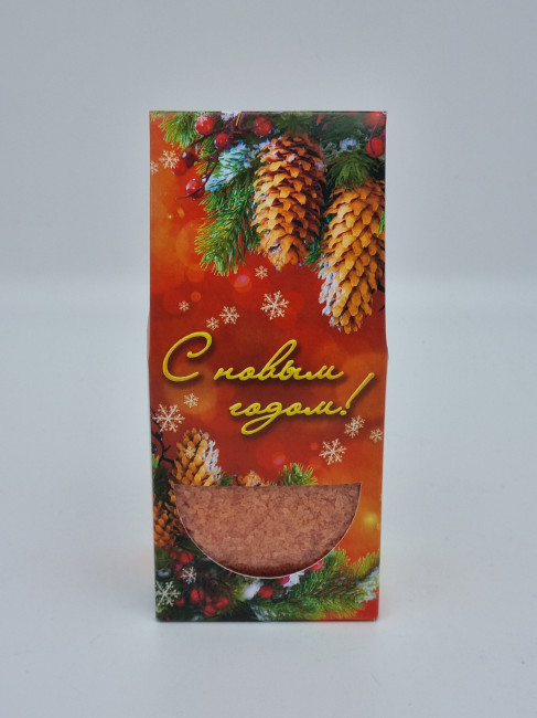 Соль для ванн "Роза" с новым годом 250гр