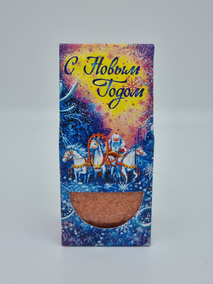 Соль для ванн "Роза" с новым годом 250гр