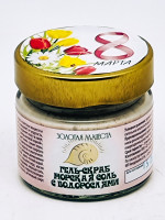 Подарок на 8 марта гель-скраб для тела Морская соль с водорослями 80гр