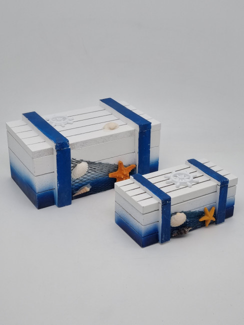 Набор №1 из 2 шкатулок с черным чаем ручной сбор 100гр и сладости ассорти 100гр