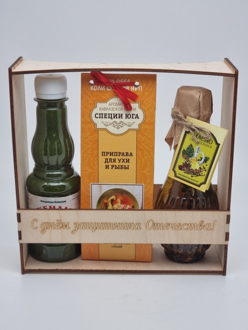 Ассорти для рыбы "Соус, специи специй, масло со специями" №3 с 23 февраля Ассорти для рыбы "Соус, специи специй, масло со специями" №3 с 23 февраля