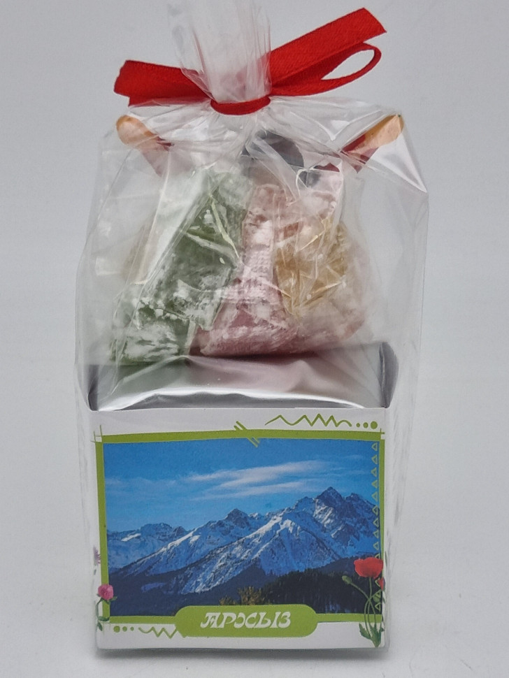 Краснополянский чай "Высокогорный" 40гр +лукум 50гр Архыз с магнитом