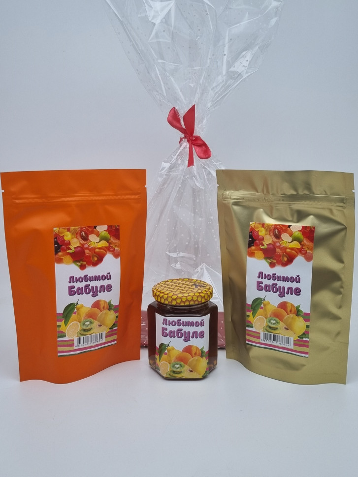Набор чай, мармелад, мед Любимой бабуле