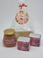 Набор 573 чай черный, зеленый и варенье лимон имбирь с 8 марта