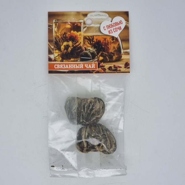 Связанный чай с цветами Бай Хуа Сян Цзы с персиком и апельсином 18гр