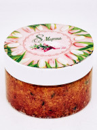 Скраб соляной натуральный Золотая Мацеста "Роза" 300гр с 8 марта Скраб соляной натуральный Золотая Мацеста "Роза" 300гр с 8 марта