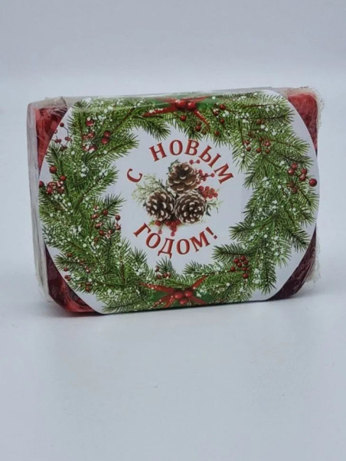 Мыло Золотая Мацеста "Фламенко" 100гр с новым годом