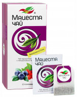 "Мацеста чай" черный с натуральными ягодами 20 пакетиков по 2гр "Мацеста чай" черный с натуральными ягодами 20 пакетиков по 2гр
