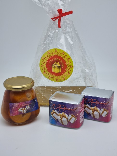 Набор чай черный, зеленый и варенье мандарин лучший подарок Набор чай черный, зеленый и варенье мандарин лучший подарок