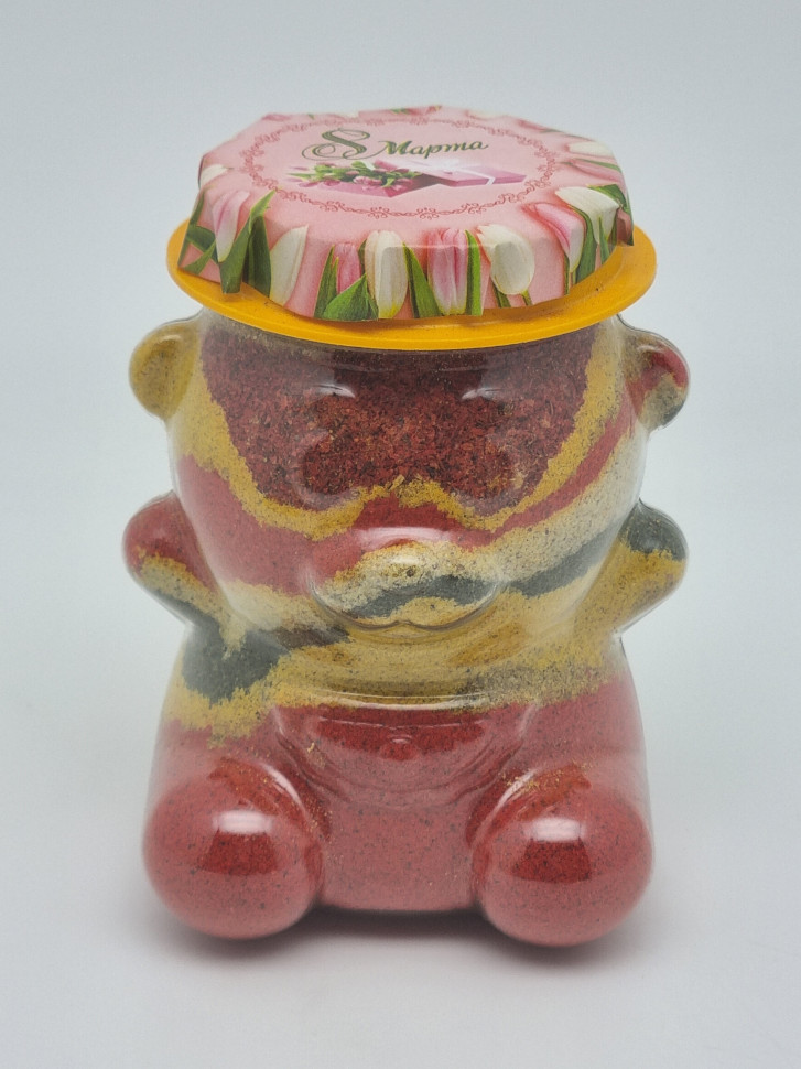 Подарочный набор с 8 марта смесь специй Мишка большой 220гр