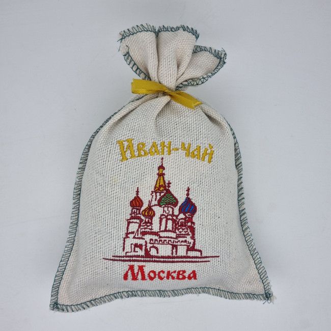Иван-чай в мешке с вышивкой "Москва"