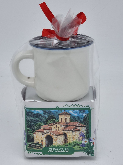 Чай зеленый ручной сбор 40гр + кружка мини Архыз Чай зеленый ручной сбор 40гр + кружка мини Архыз