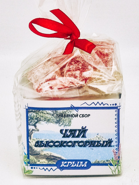 Краснополянский чай "Высокогорный" 40гр +лукум 50гр Крым