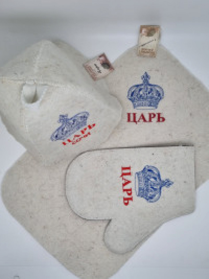 Подарочный набор с 23 февраля для бани  "Царь Сочи" в коробке №1