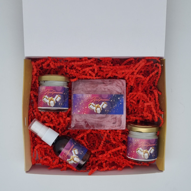 Набор 494 косметика для нежного ухода лаванда лучший подарок