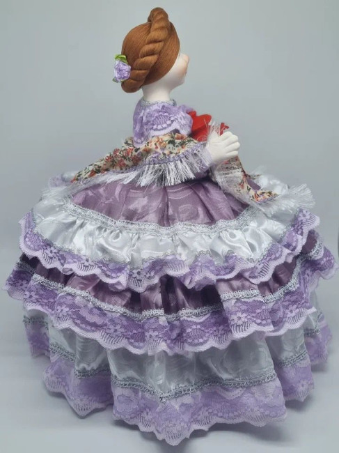 Грелка на чайник или самовар "Кукла Эвелина" диаметр 60см