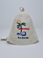 Шапка для бани "Красавице из Сочи"