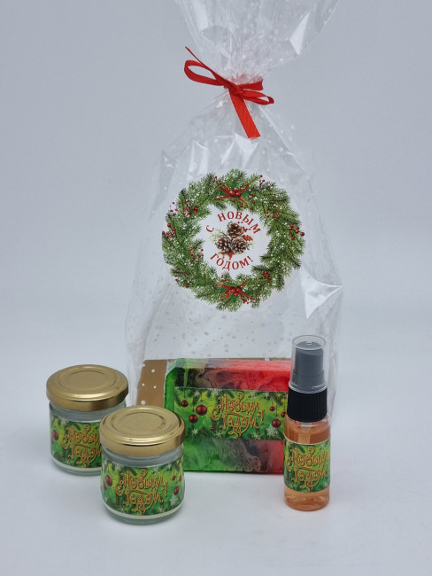 Набор 516 косметики лечебные травы с новым годом