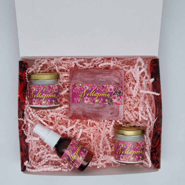 Набор 494 косметика для нежного ухода лаванда с 8 марта Набор 494 косметика для нежного ухода лаванда с 8 марта
