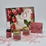 Набор 494 косметика для нежного ухода лаванда с 8 марта Набор 494 косметика для нежного ухода лаванда с 8 марта