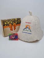 Набор для бани "Привет из Красной поляны" лучший подарок Набор для бани "Привет из Красной поляны" лучший подарок