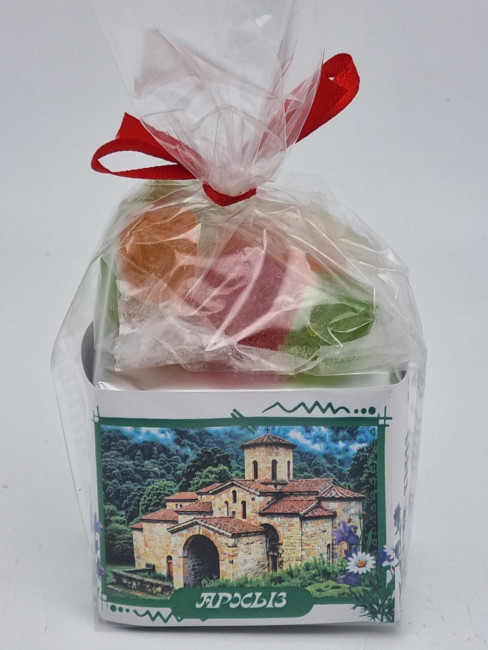 Чай зеленый ручной сбор 40гр +лукум 50гр Архыз