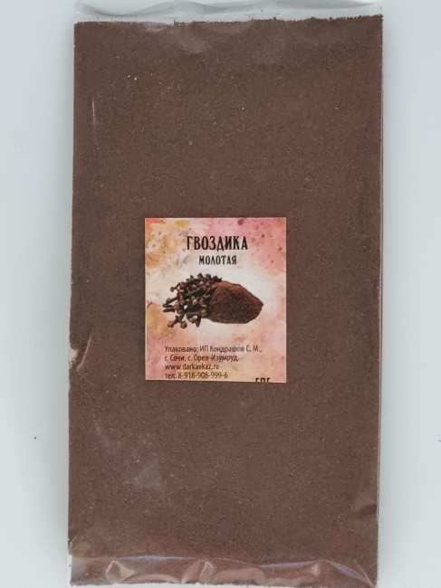 Гвоздика молотая 50гр Гвоздика молотая 50гр