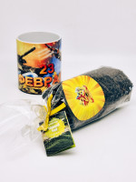 Подарочный набор с 23 февраля чай черный ручной сбор 100гр в кружке 200мл