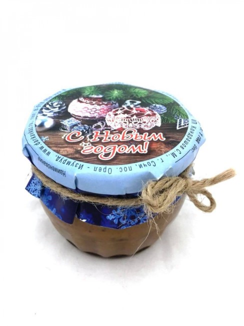 Мед разнотравье 170гр с новым годом