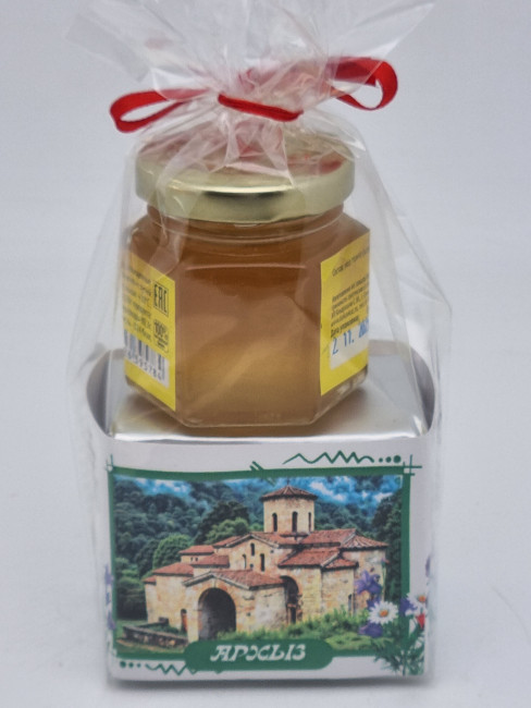 Чай зеленый ручной сбор 40гр +мед 50гр Архыз