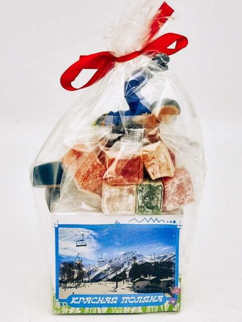 Краснополянский чай "Перевальный" 40гр +лукум 50гр Красная поляна с магнитом сноубордист 2 Краснополянский чай "Перевальный" 40гр +лукум 50гр Красная поляна с магнитом сноубордист 2