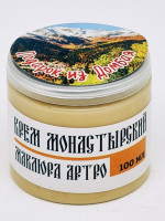 Крем монастырский Маклюра Артро 100мл в пэт подарок из Домбая
