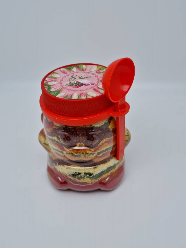 Смесь специй Мишка большой с ложкой 600гр с 8 марта