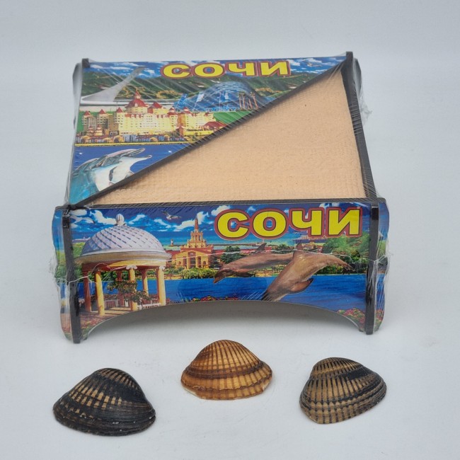 Салфетница из дерева цветная Салфетница из дерева цветная