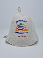 Шапка для бани "Шефу"