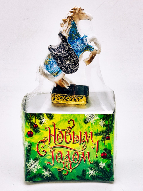 Краснополянский чай "Высокогорный" + статуэтка лошади 40гр с новым годом