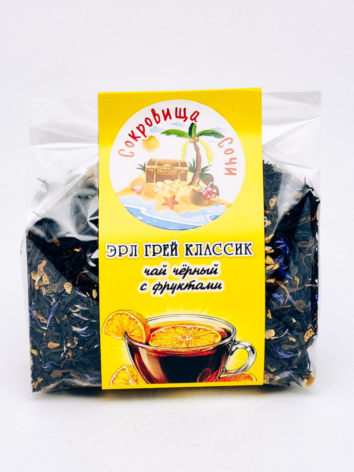 Чай черный с добавками "Эрл грей классик" 100гр