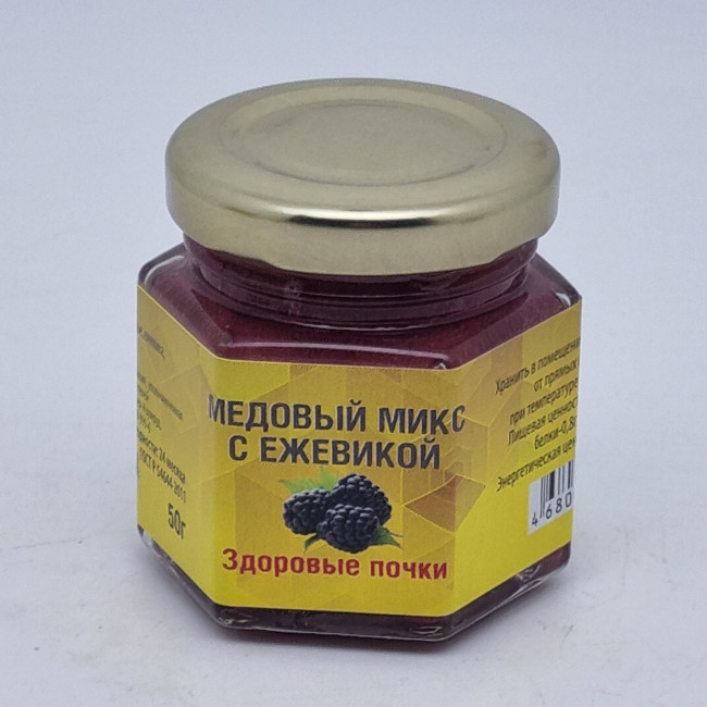 Мед микс ежевика "Здоровые почки" 50гр