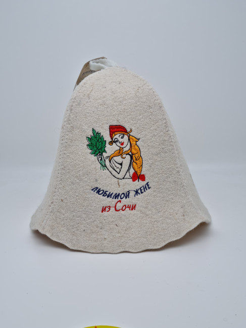 Шапка для бани "Жене" Шапка для бани "Жене"