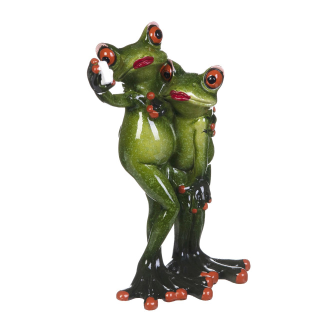 Фигурка 2 лягушек селфи 11,2х7,5х16,0 см
