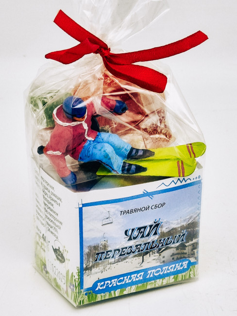 Краснополянский чай "Перевальный" 40гр +лукум 50гр Красная поляна с магнитом лыжник 2 Краснополянский чай "Перевальный" 40гр +лукум 50гр Красная поляна с магнитом лыжник 2