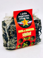 Подарок на 23 февраля чай черный с добавками "Мята и мелисса" 100гр